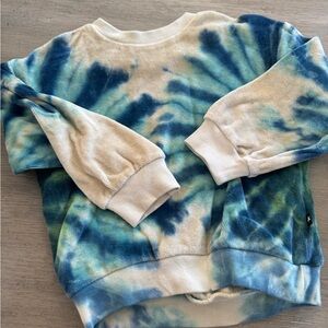 Molo Blue and Cream Tie-Dye Top‎